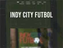 Tablet Screenshot of indycityfutbol.com
